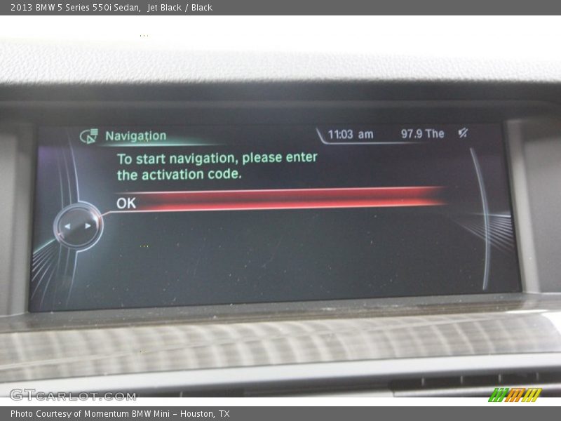 Jet Black / Black 2013 BMW 5 Series 550i Sedan