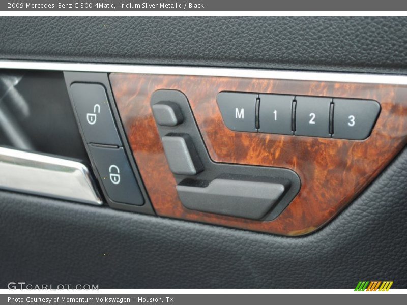 Iridium Silver Metallic / Black 2009 Mercedes-Benz C 300 4Matic