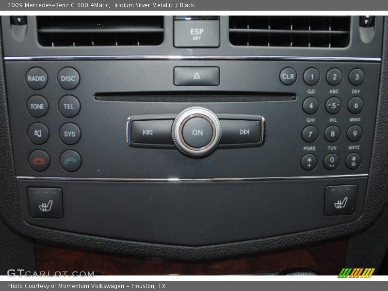 Iridium Silver Metallic / Black 2009 Mercedes-Benz C 300 4Matic