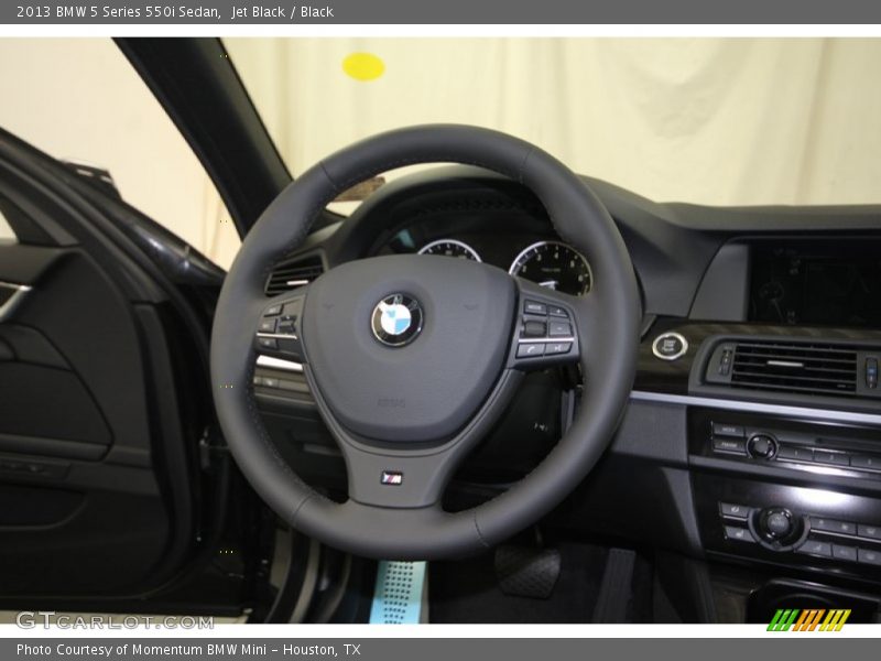 Jet Black / Black 2013 BMW 5 Series 550i Sedan