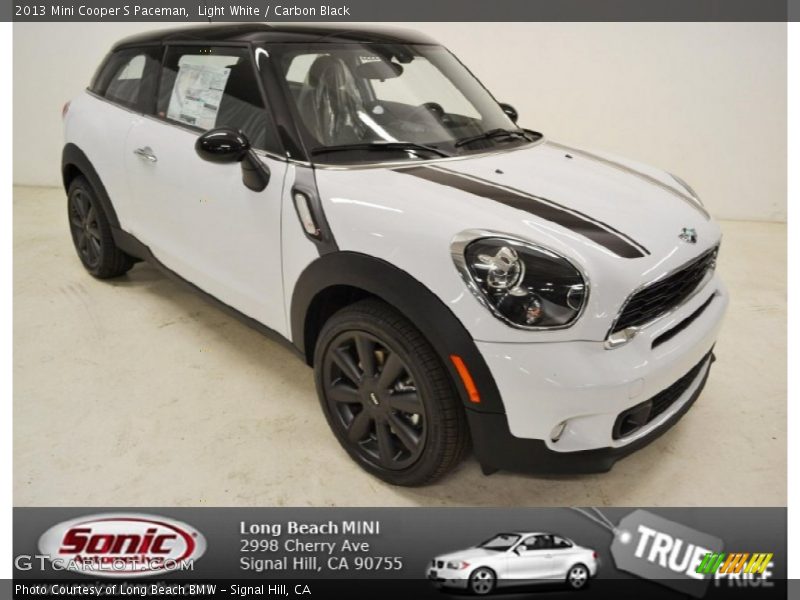 Light White / Carbon Black 2013 Mini Cooper S Paceman