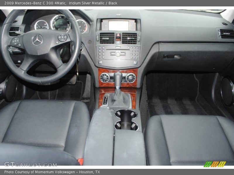 Iridium Silver Metallic / Black 2009 Mercedes-Benz C 300 4Matic