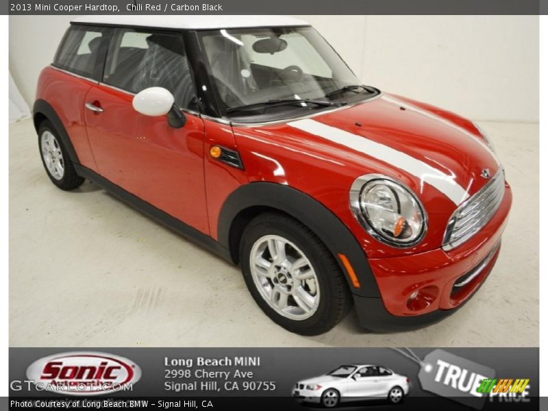 Chili Red / Carbon Black 2013 Mini Cooper Hardtop