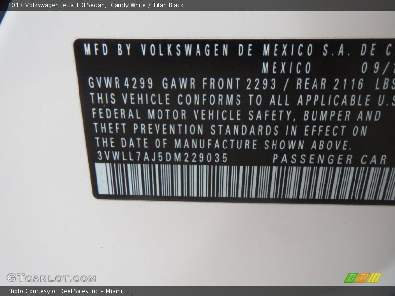 Candy White / Titan Black 2013 Volkswagen Jetta TDI Sedan