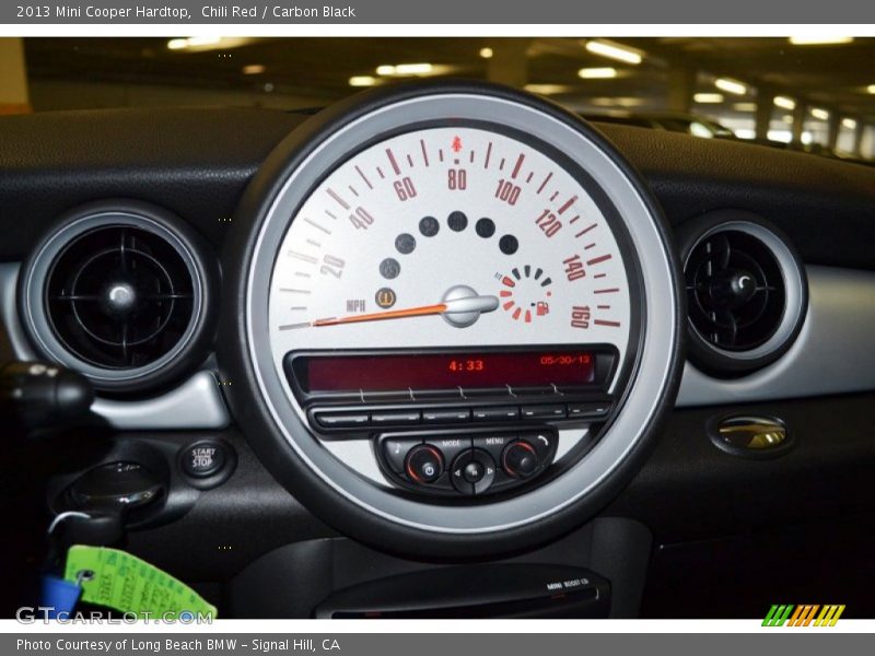Chili Red / Carbon Black 2013 Mini Cooper Hardtop