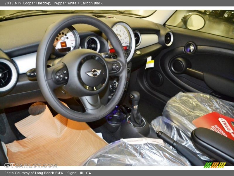 Pepper White / Carbon Black 2013 Mini Cooper Hardtop