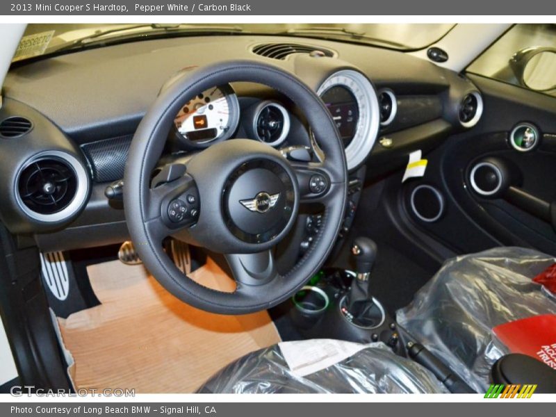 Pepper White / Carbon Black 2013 Mini Cooper S Hardtop