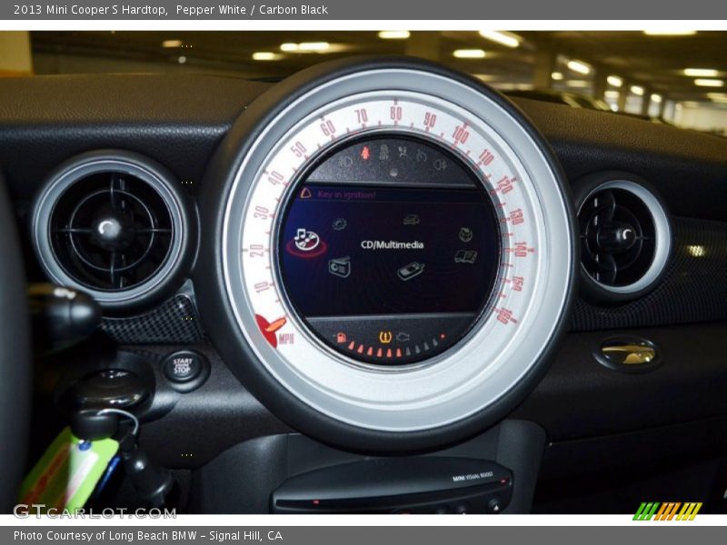 Pepper White / Carbon Black 2013 Mini Cooper S Hardtop