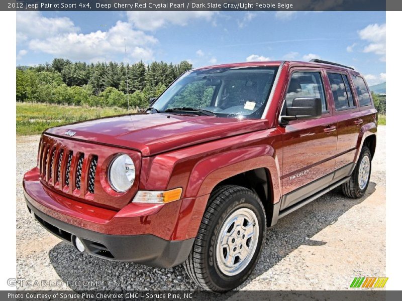 Deep Cherry Red Crystal Pearl / Dark Slate Gray/Light Pebble Beige 2012 Jeep Patriot Sport 4x4