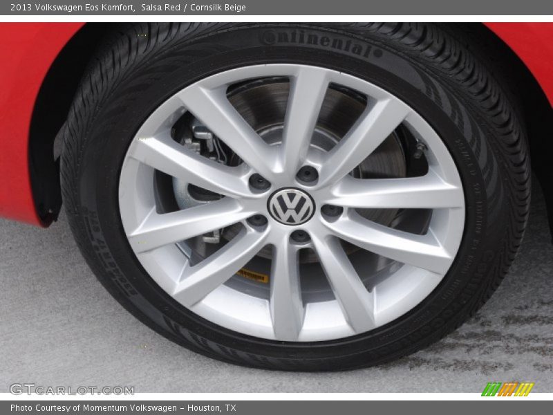 Salsa Red / Cornsilk Beige 2013 Volkswagen Eos Komfort