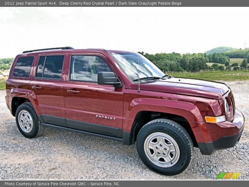 Deep Cherry Red Crystal Pearl / Dark Slate Gray/Light Pebble Beige 2012 Jeep Patriot Sport 4x4