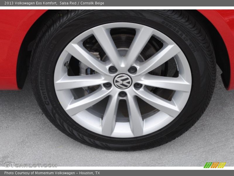Salsa Red / Cornsilk Beige 2013 Volkswagen Eos Komfort