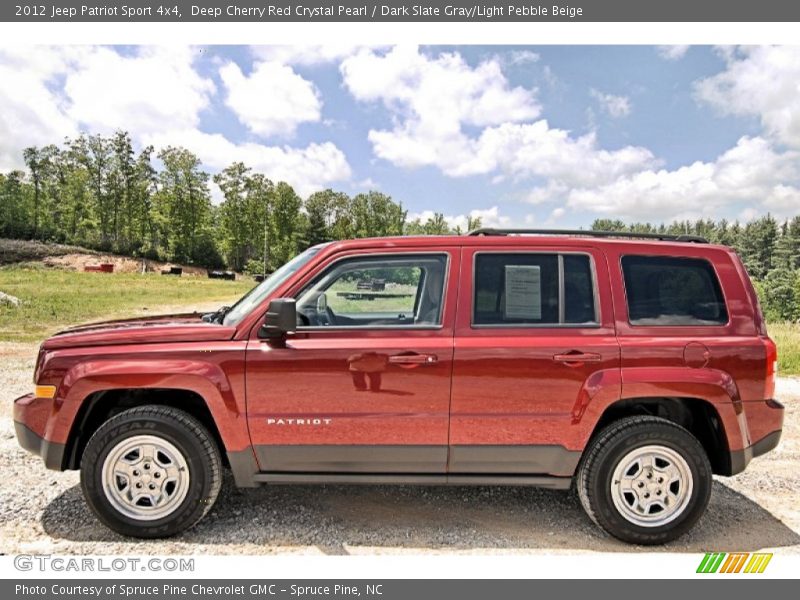 Deep Cherry Red Crystal Pearl / Dark Slate Gray/Light Pebble Beige 2012 Jeep Patriot Sport 4x4
