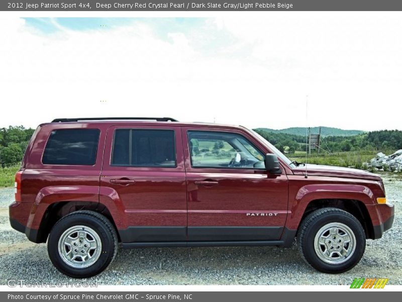 Deep Cherry Red Crystal Pearl / Dark Slate Gray/Light Pebble Beige 2012 Jeep Patriot Sport 4x4