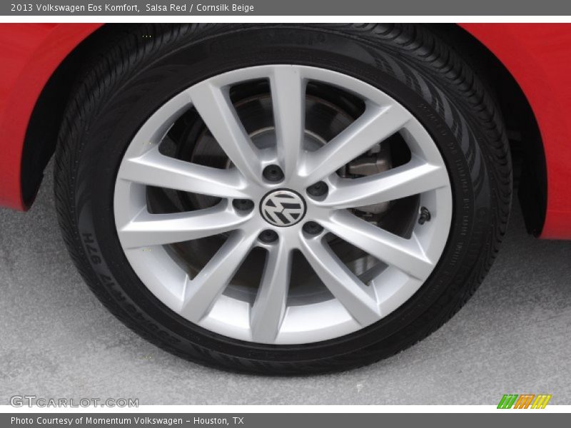 Salsa Red / Cornsilk Beige 2013 Volkswagen Eos Komfort