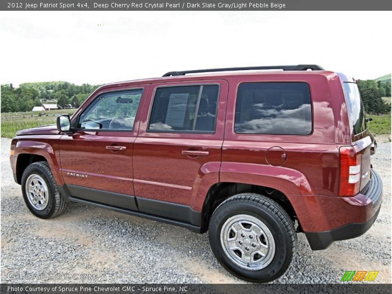 Deep Cherry Red Crystal Pearl / Dark Slate Gray/Light Pebble Beige 2012 Jeep Patriot Sport 4x4