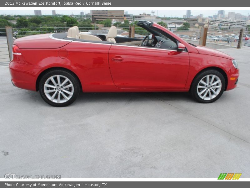 Salsa Red / Cornsilk Beige 2013 Volkswagen Eos Komfort
