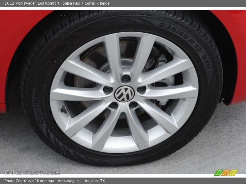 Salsa Red / Cornsilk Beige 2013 Volkswagen Eos Komfort