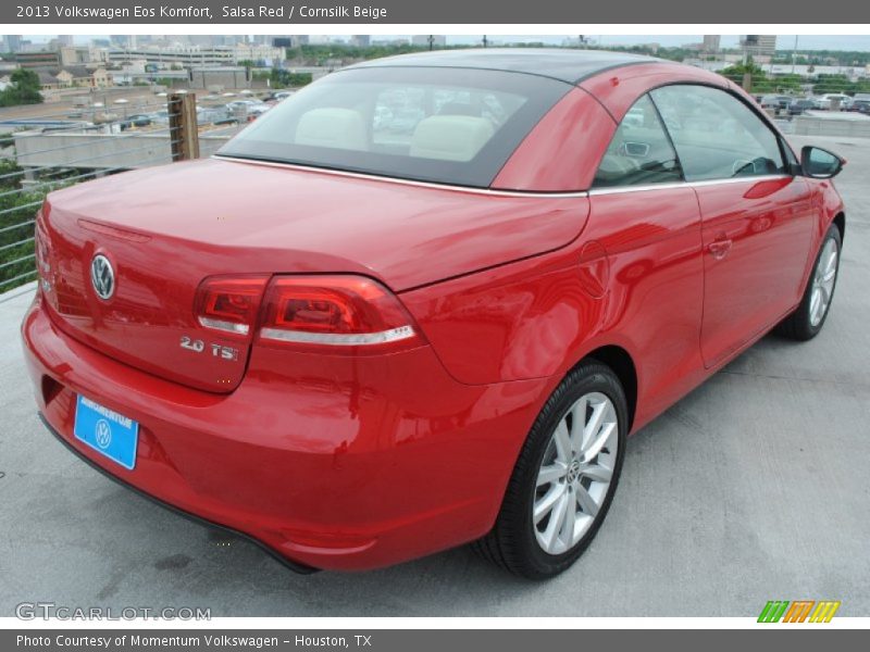 Salsa Red / Cornsilk Beige 2013 Volkswagen Eos Komfort