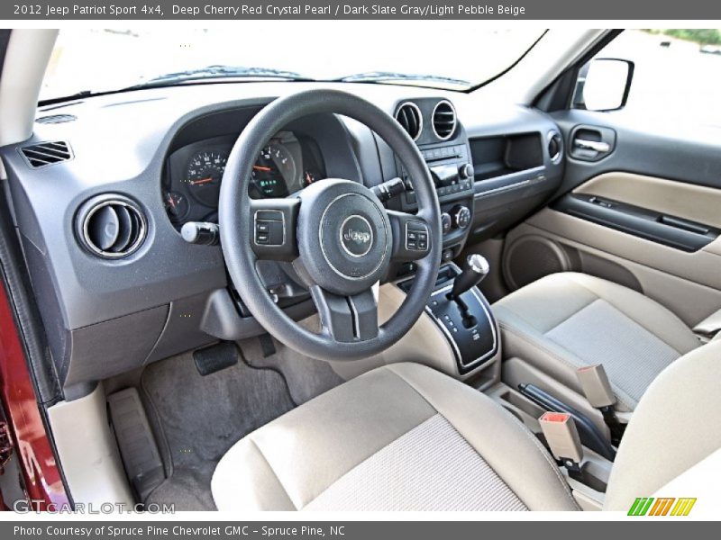 Deep Cherry Red Crystal Pearl / Dark Slate Gray/Light Pebble Beige 2012 Jeep Patriot Sport 4x4