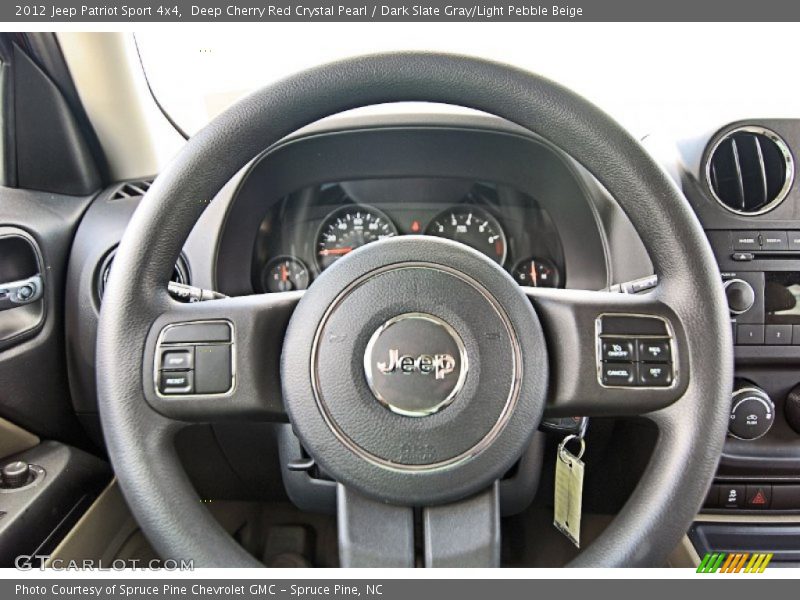 Deep Cherry Red Crystal Pearl / Dark Slate Gray/Light Pebble Beige 2012 Jeep Patriot Sport 4x4