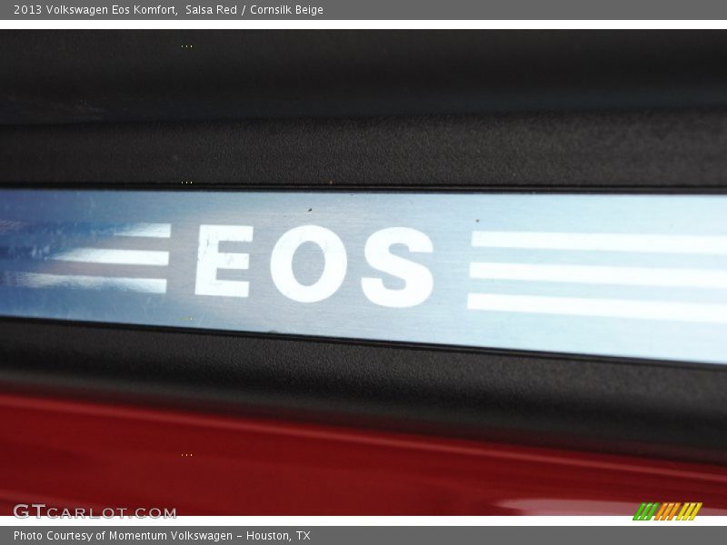 Salsa Red / Cornsilk Beige 2013 Volkswagen Eos Komfort