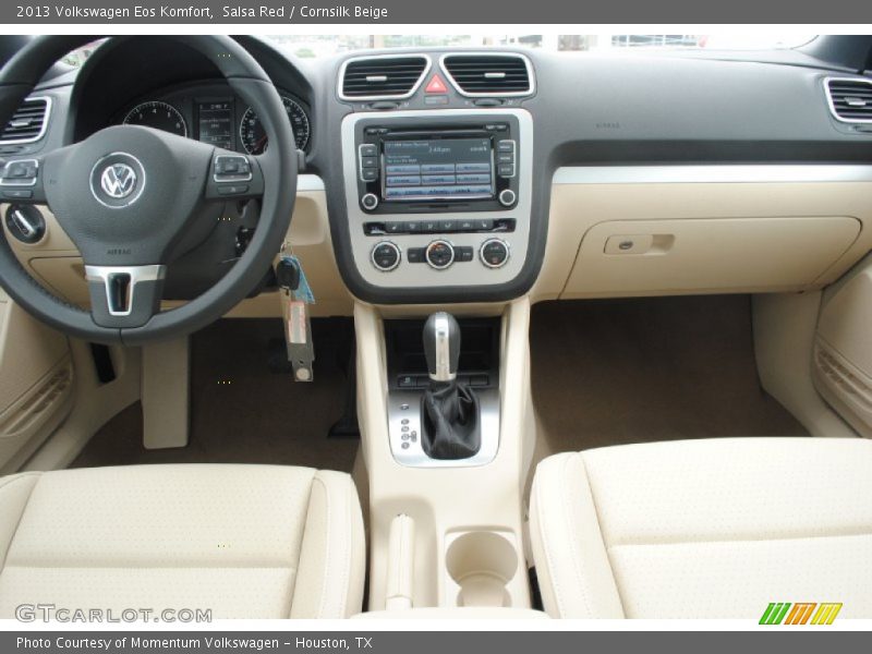 Salsa Red / Cornsilk Beige 2013 Volkswagen Eos Komfort