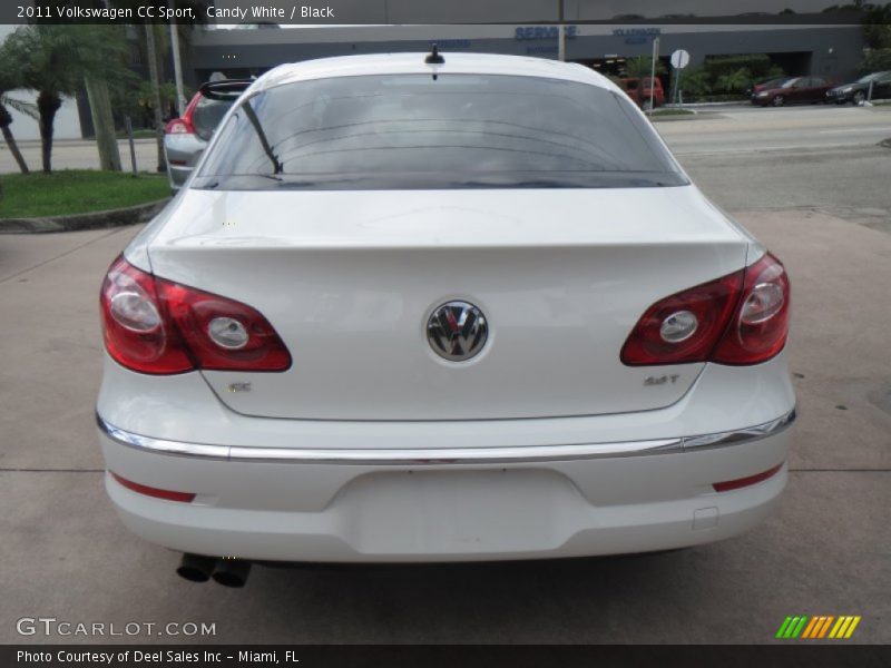 Candy White / Black 2011 Volkswagen CC Sport