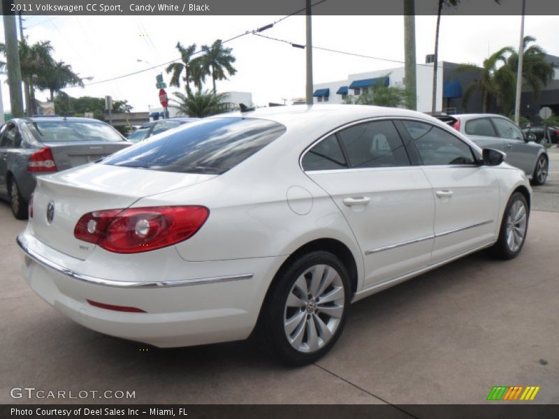 Candy White / Black 2011 Volkswagen CC Sport