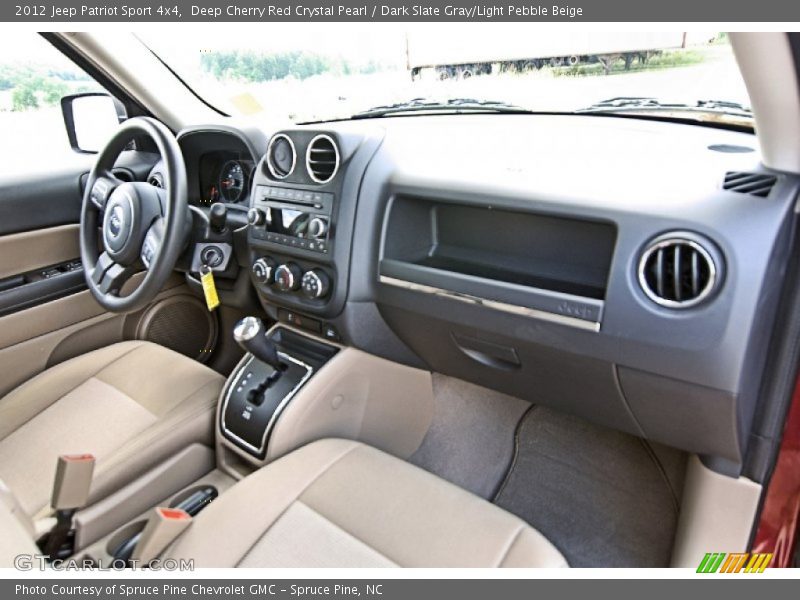 Deep Cherry Red Crystal Pearl / Dark Slate Gray/Light Pebble Beige 2012 Jeep Patriot Sport 4x4
