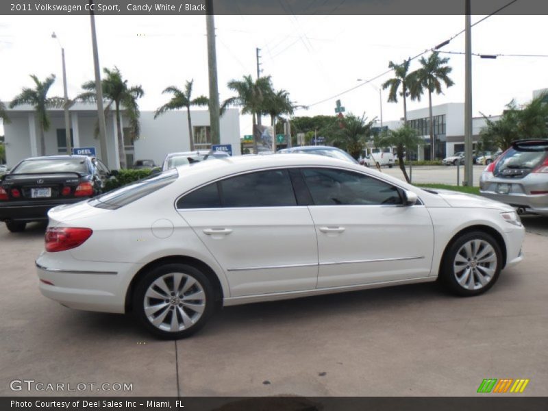 Candy White / Black 2011 Volkswagen CC Sport
