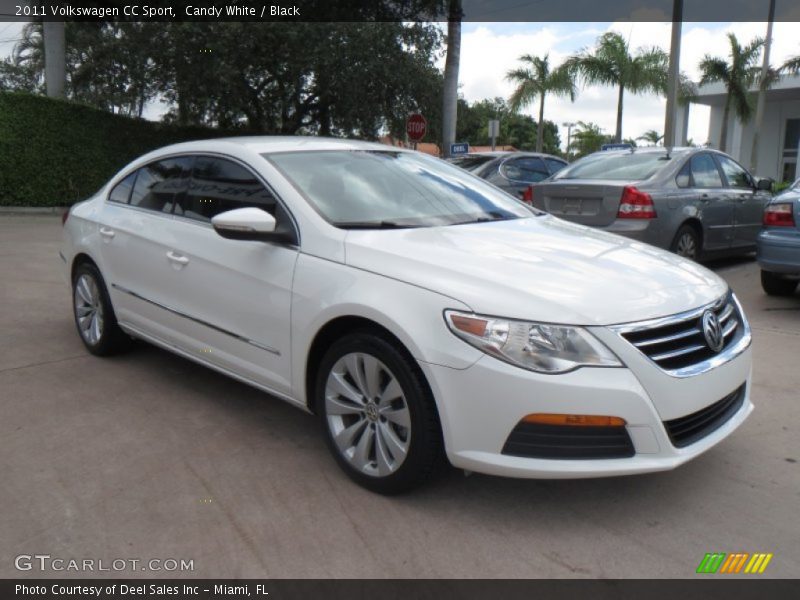 Candy White / Black 2011 Volkswagen CC Sport