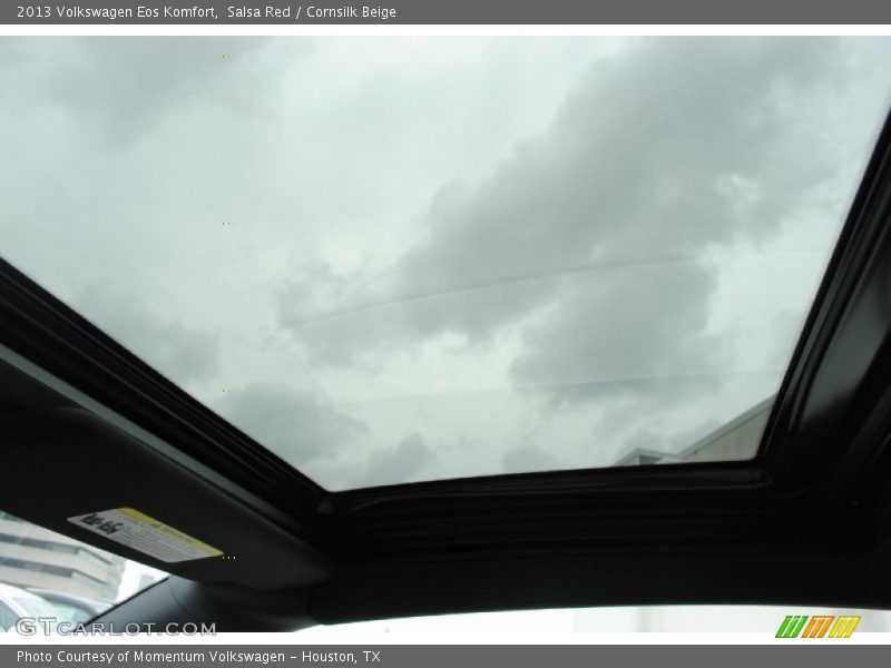 Salsa Red / Cornsilk Beige 2013 Volkswagen Eos Komfort