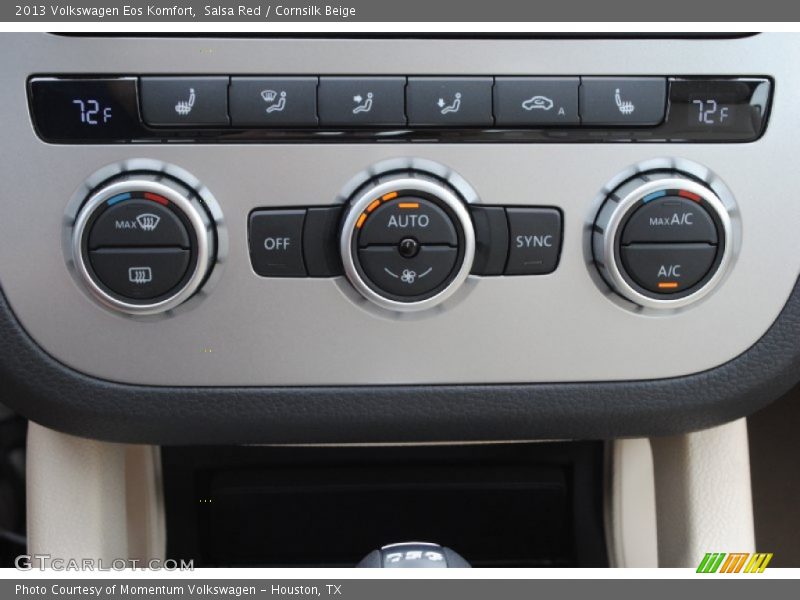 Salsa Red / Cornsilk Beige 2013 Volkswagen Eos Komfort