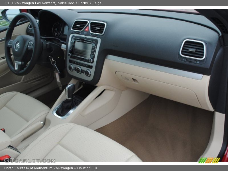 Salsa Red / Cornsilk Beige 2013 Volkswagen Eos Komfort
