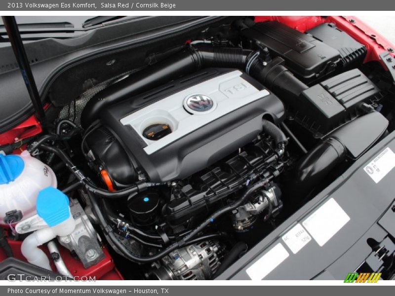 Salsa Red / Cornsilk Beige 2013 Volkswagen Eos Komfort