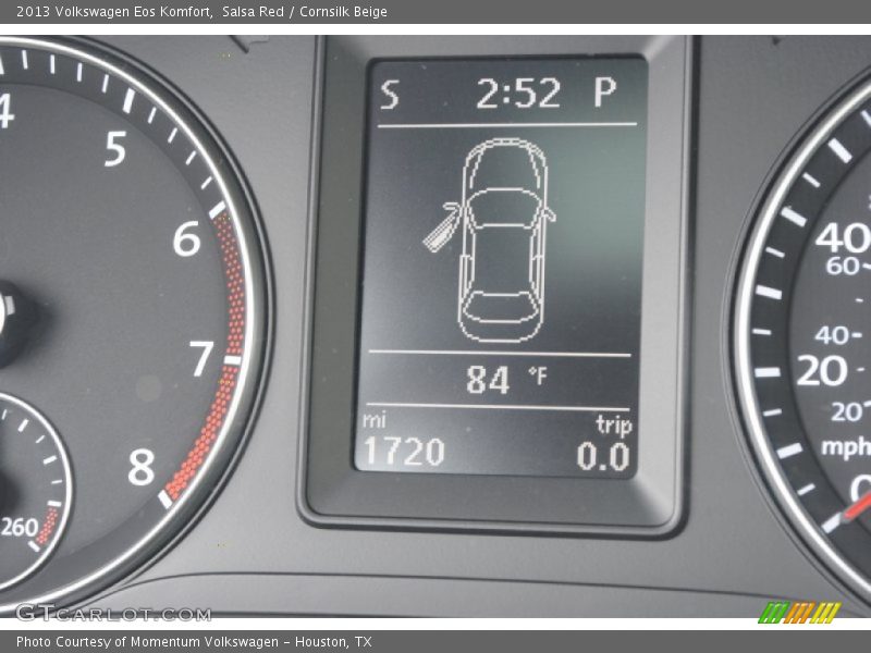 Salsa Red / Cornsilk Beige 2013 Volkswagen Eos Komfort