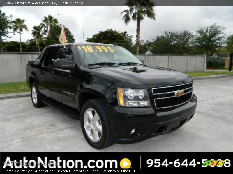 Black / Ebony 2007 Chevrolet Avalanche LTZ