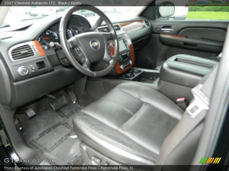 Ebony Interior - 2007 Avalanche LTZ 