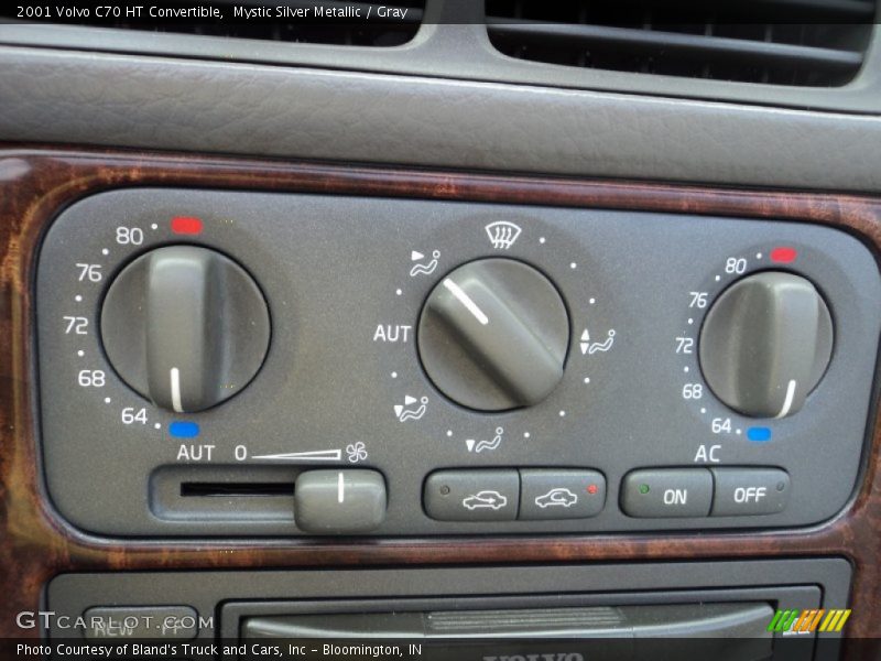 Controls of 2001 C70 HT Convertible