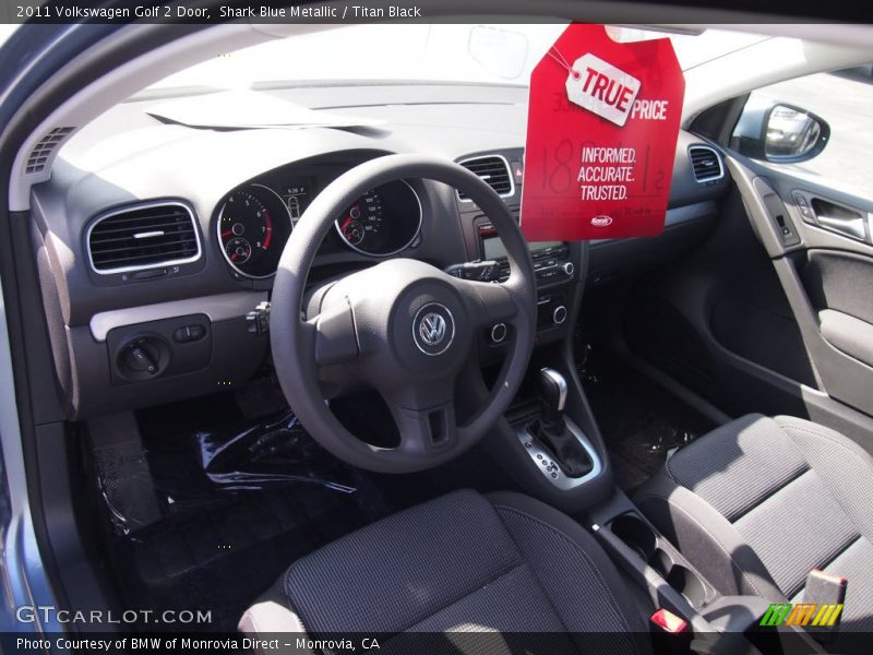 Shark Blue Metallic / Titan Black 2011 Volkswagen Golf 2 Door