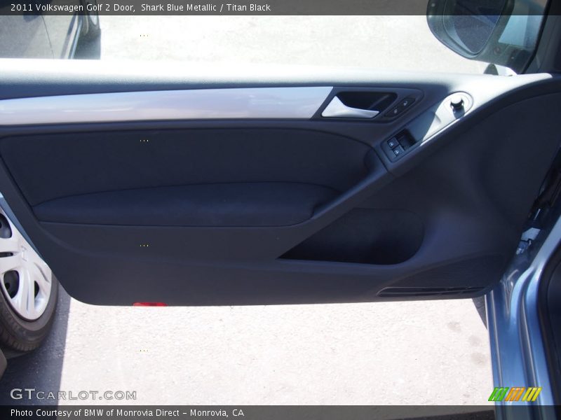 Shark Blue Metallic / Titan Black 2011 Volkswagen Golf 2 Door