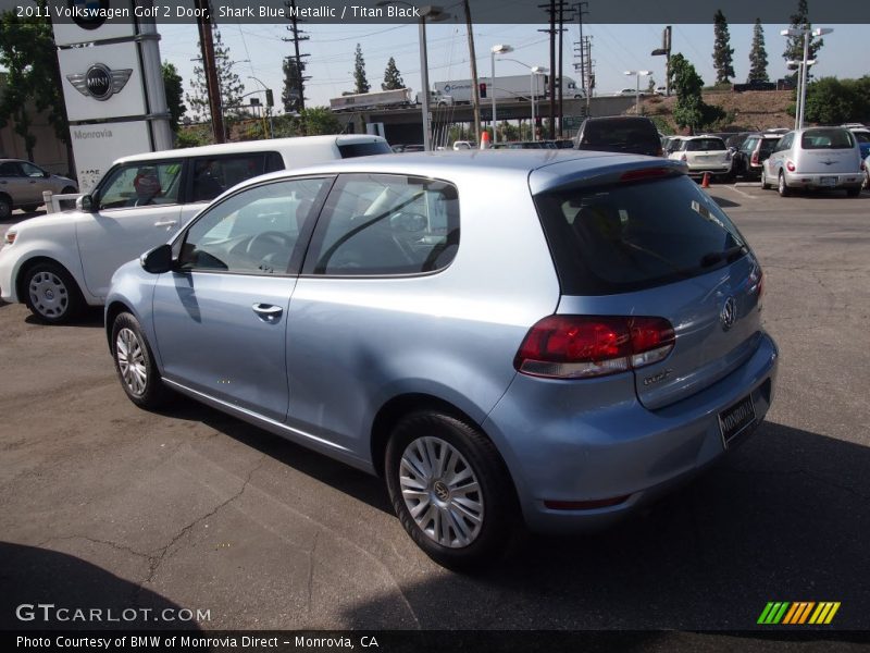 Shark Blue Metallic / Titan Black 2011 Volkswagen Golf 2 Door