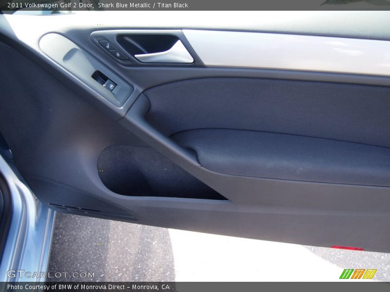 Shark Blue Metallic / Titan Black 2011 Volkswagen Golf 2 Door