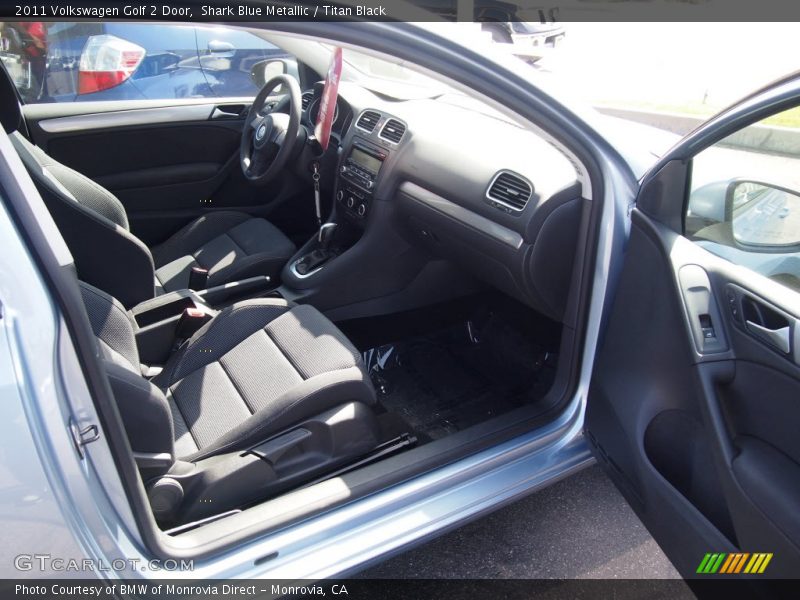 Shark Blue Metallic / Titan Black 2011 Volkswagen Golf 2 Door