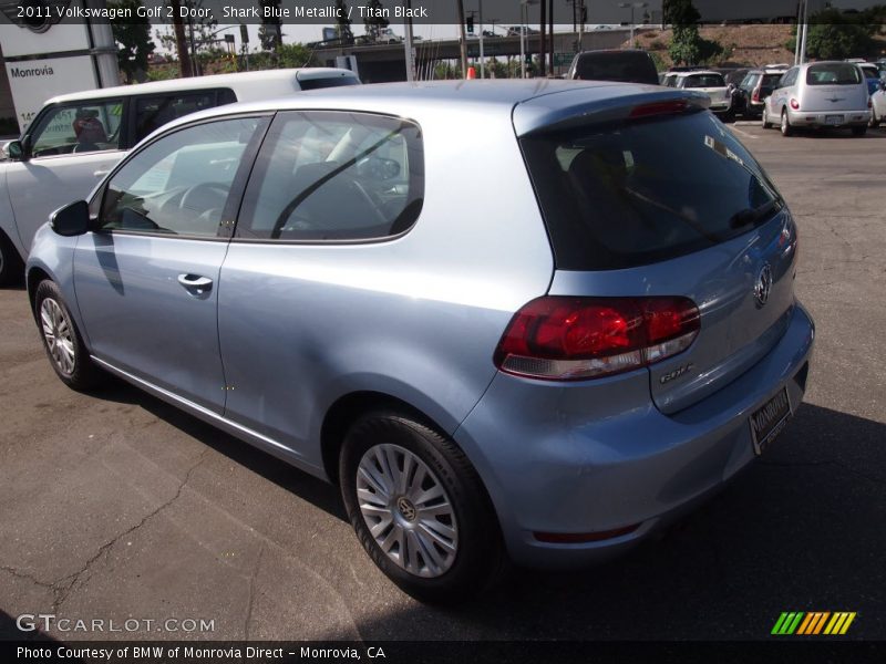 Shark Blue Metallic / Titan Black 2011 Volkswagen Golf 2 Door