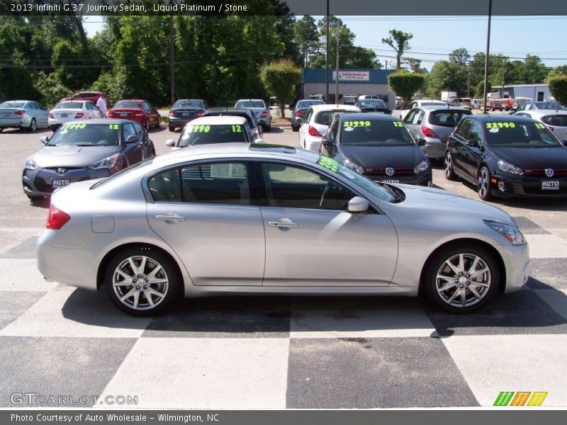 Liquid Platinum / Stone 2013 Infiniti G 37 Journey Sedan