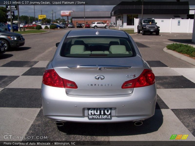 Liquid Platinum / Stone 2013 Infiniti G 37 Journey Sedan