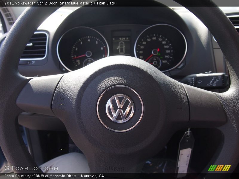 Shark Blue Metallic / Titan Black 2011 Volkswagen Golf 2 Door
