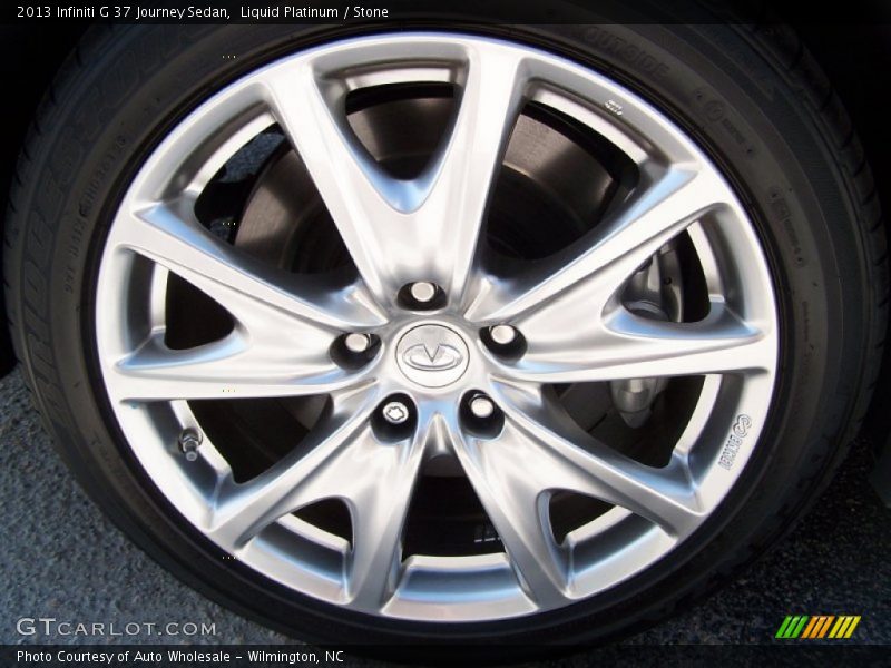 Liquid Platinum / Stone 2013 Infiniti G 37 Journey Sedan